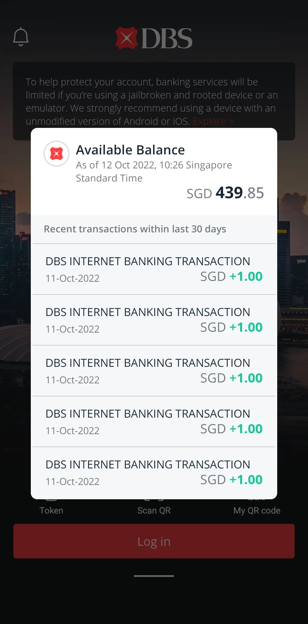 DBS IDEAL Mobile | Indus Appstore | Screenshot