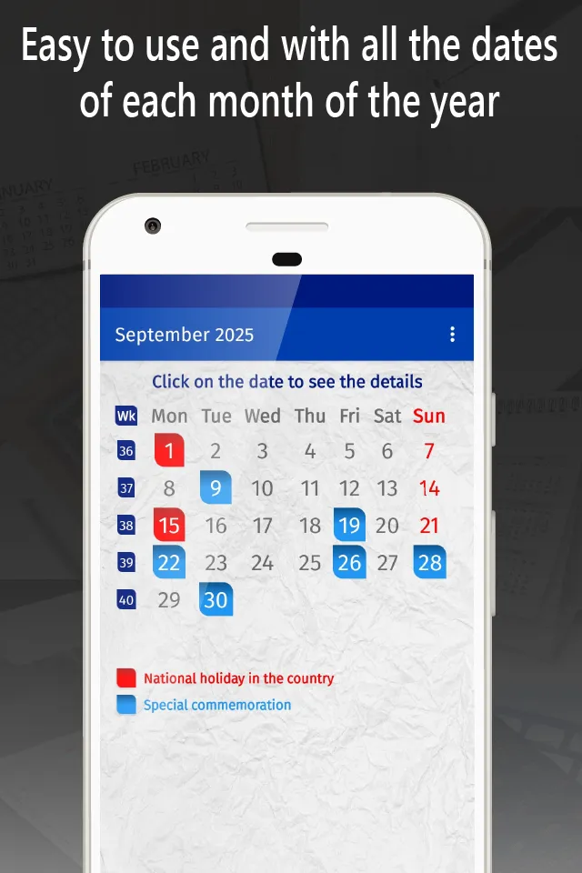 slovakia calendar 2025 | Indus Appstore | Screenshot