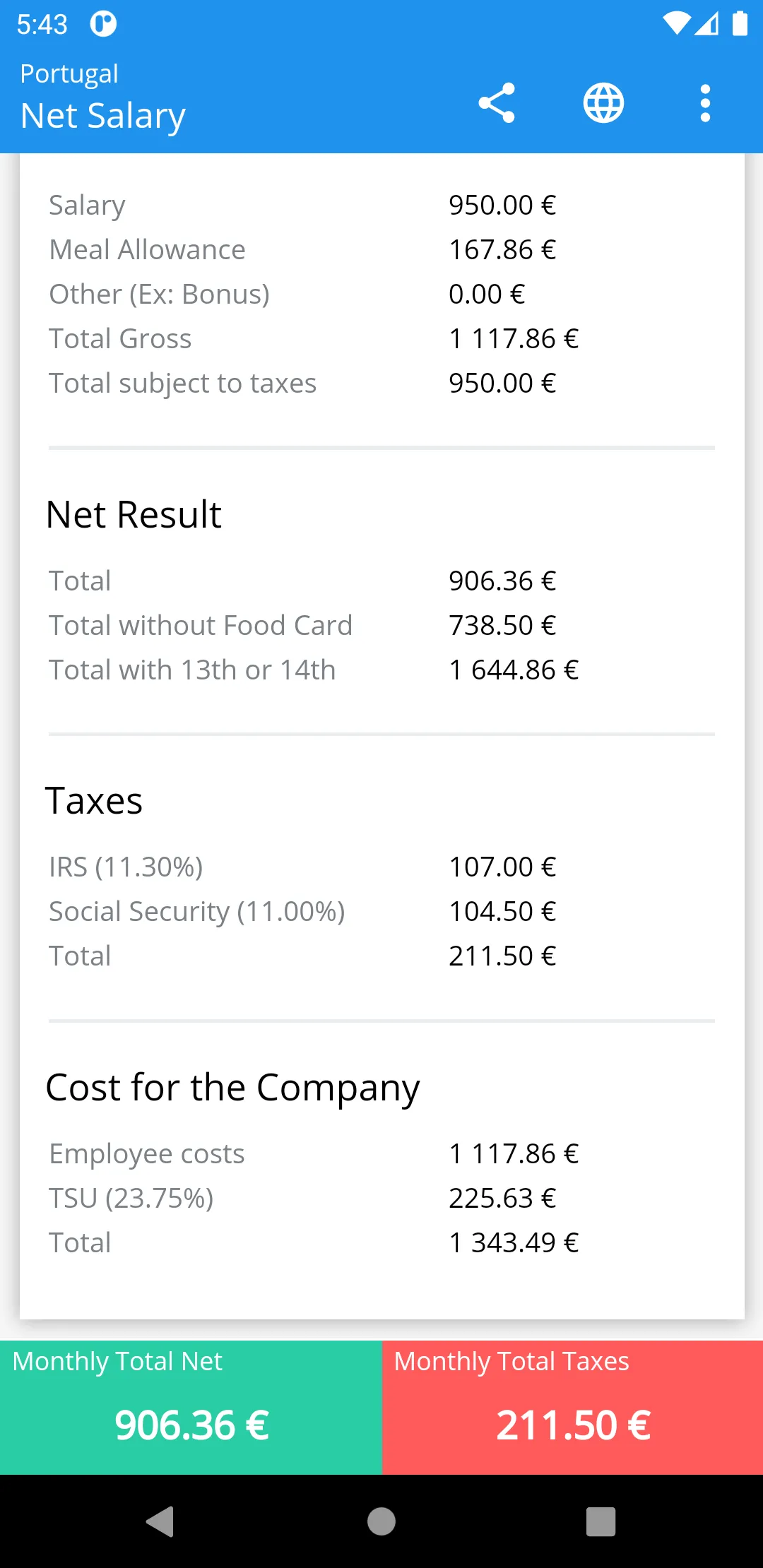 Net Salary 2025 | Indus Appstore | Screenshot