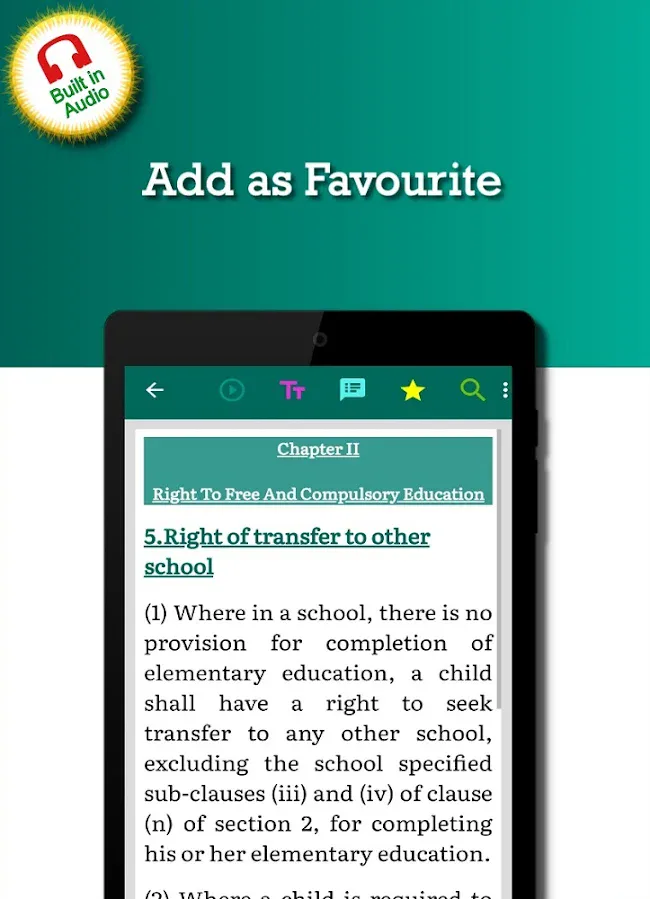 RTE - Right To Education Act | Indus Appstore | Screenshot