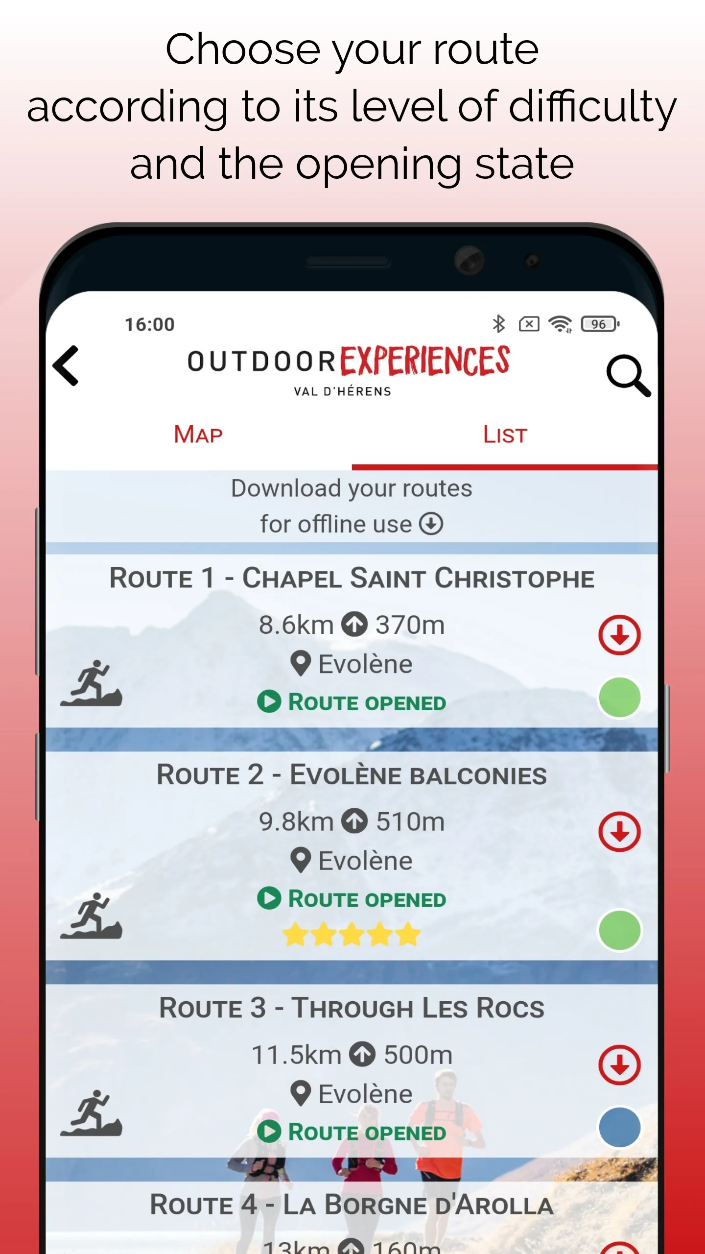 Val d'Hérens OutdoorExperience | Indus Appstore | Screenshot