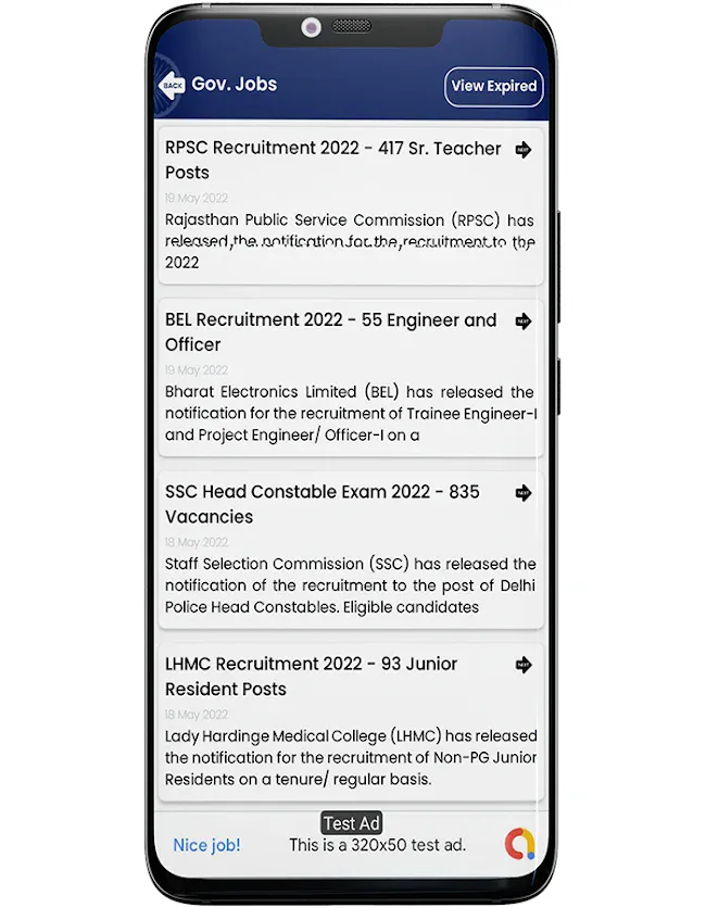 Government Jobs Exams,Results | Indus Appstore | Screenshot