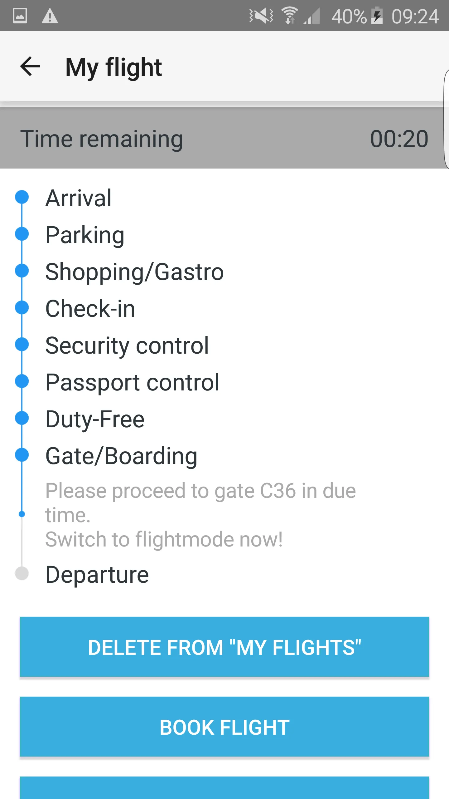 DUS Airport App | Indus Appstore | Screenshot