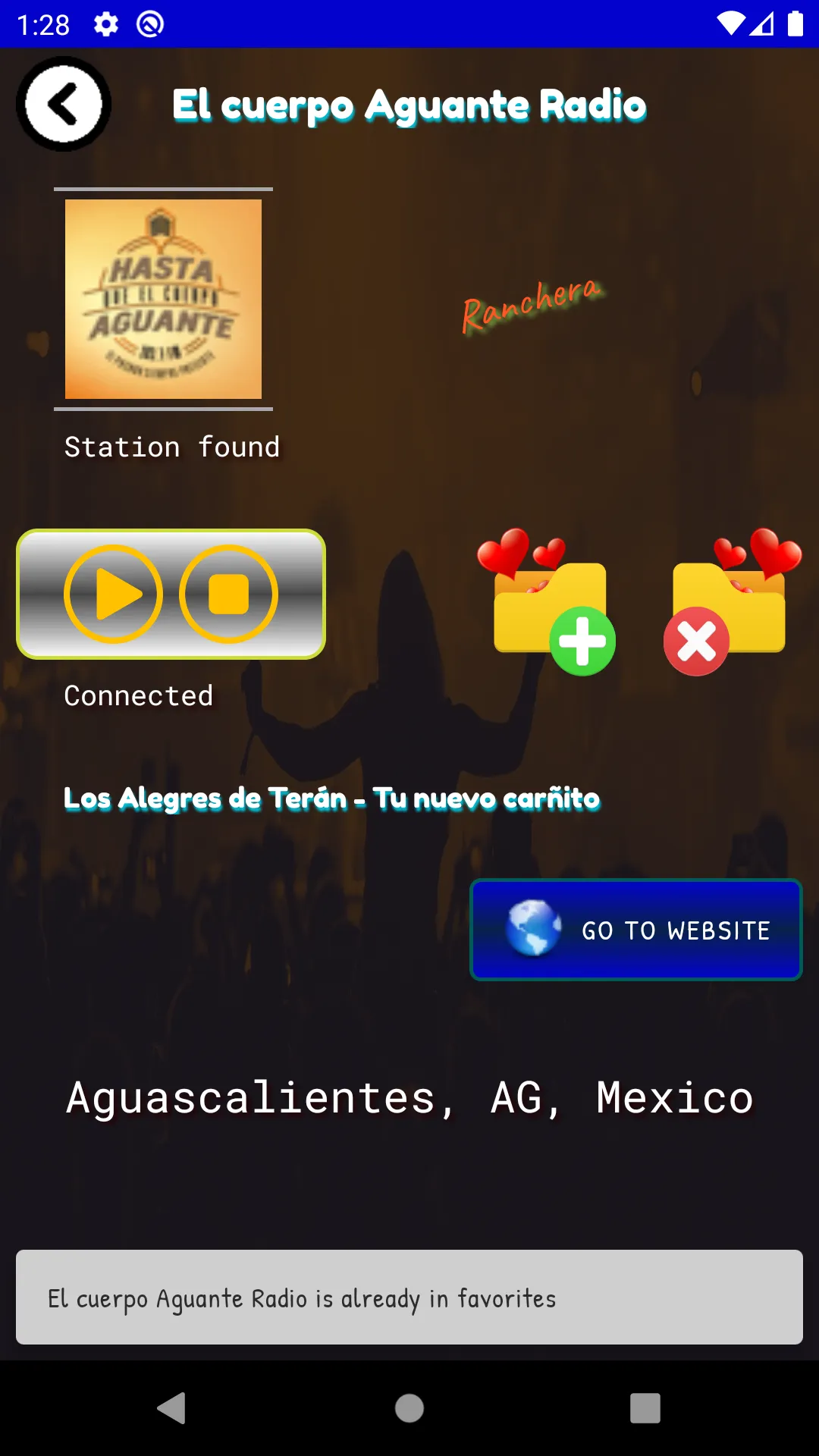 Radio Aguascalientes Mexico | Indus Appstore | Screenshot