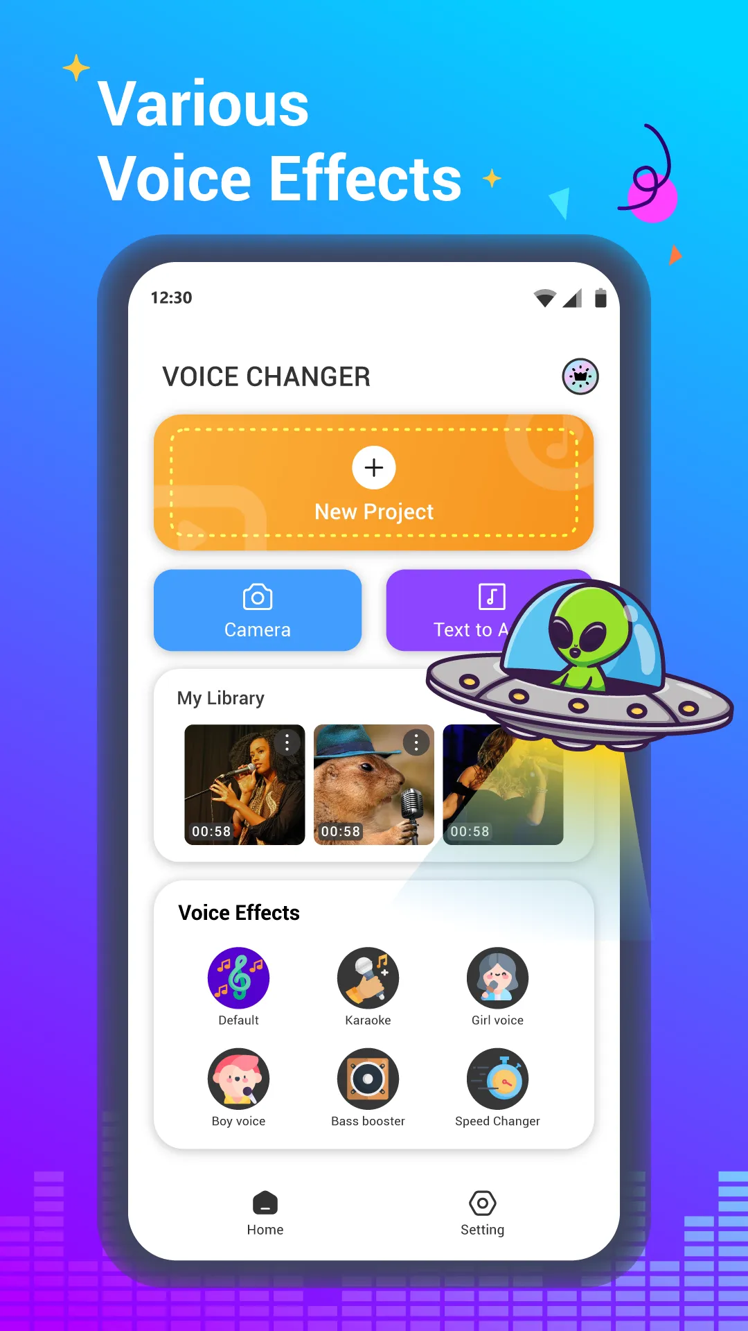 Voice Changer - Audio Effects | Indus Appstore | Screenshot