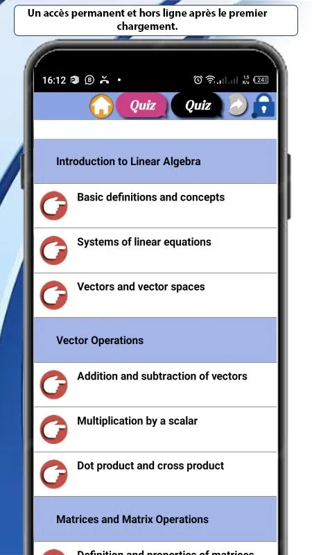 Linear algebra course | Indus Appstore | Screenshot