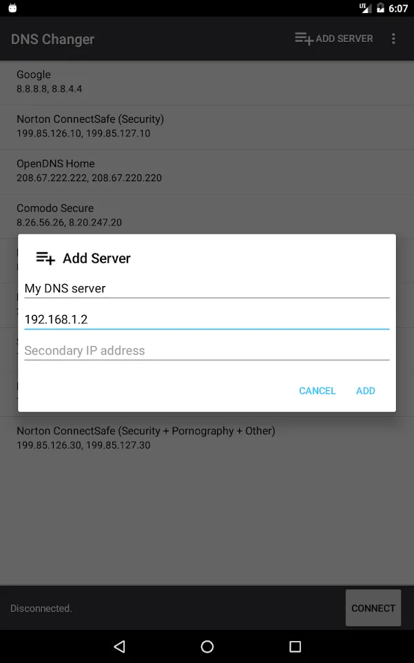 DNS Changer - Lilly | Indus Appstore | Screenshot