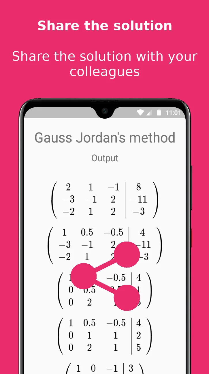 Gauss Jordan Solver | Indus Appstore | Screenshot