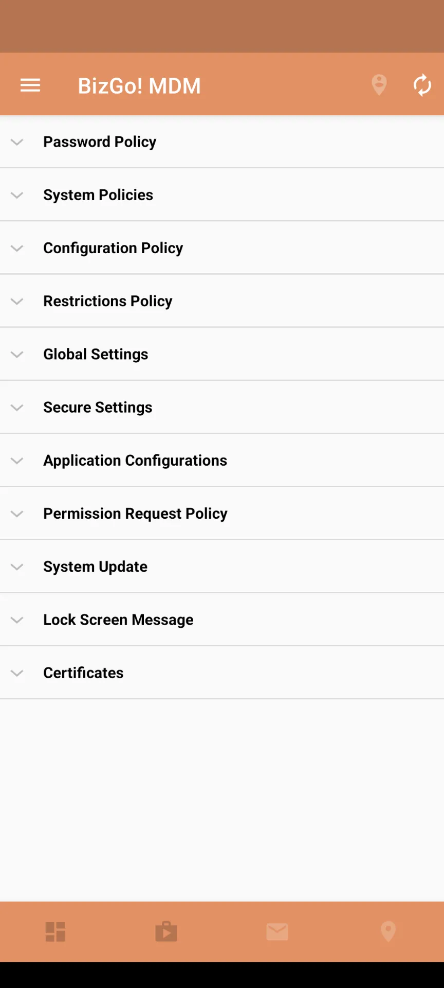 BizGo! MDM | Indus Appstore | Screenshot