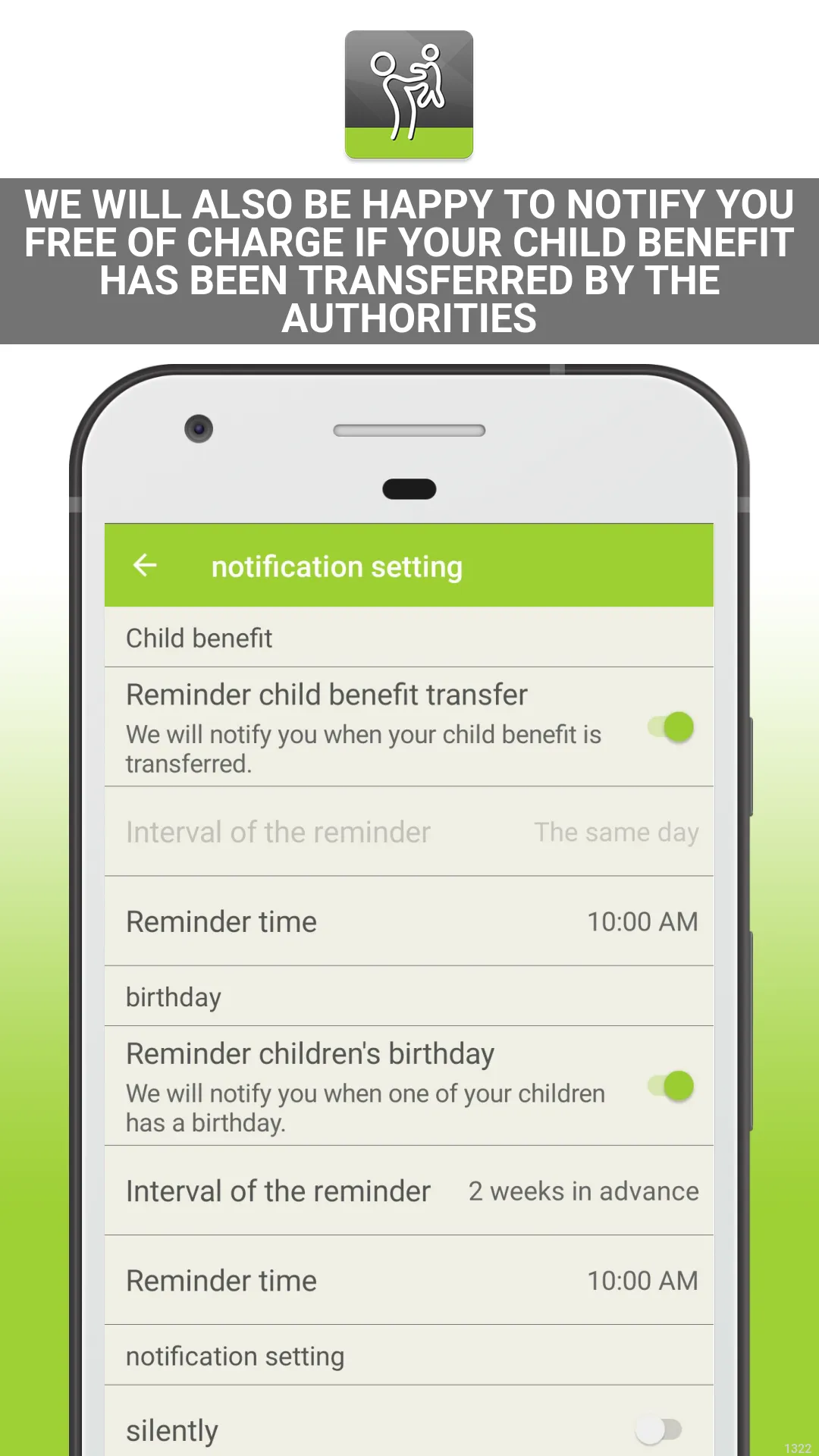 Child benefit - payment dates | Indus Appstore | Screenshot