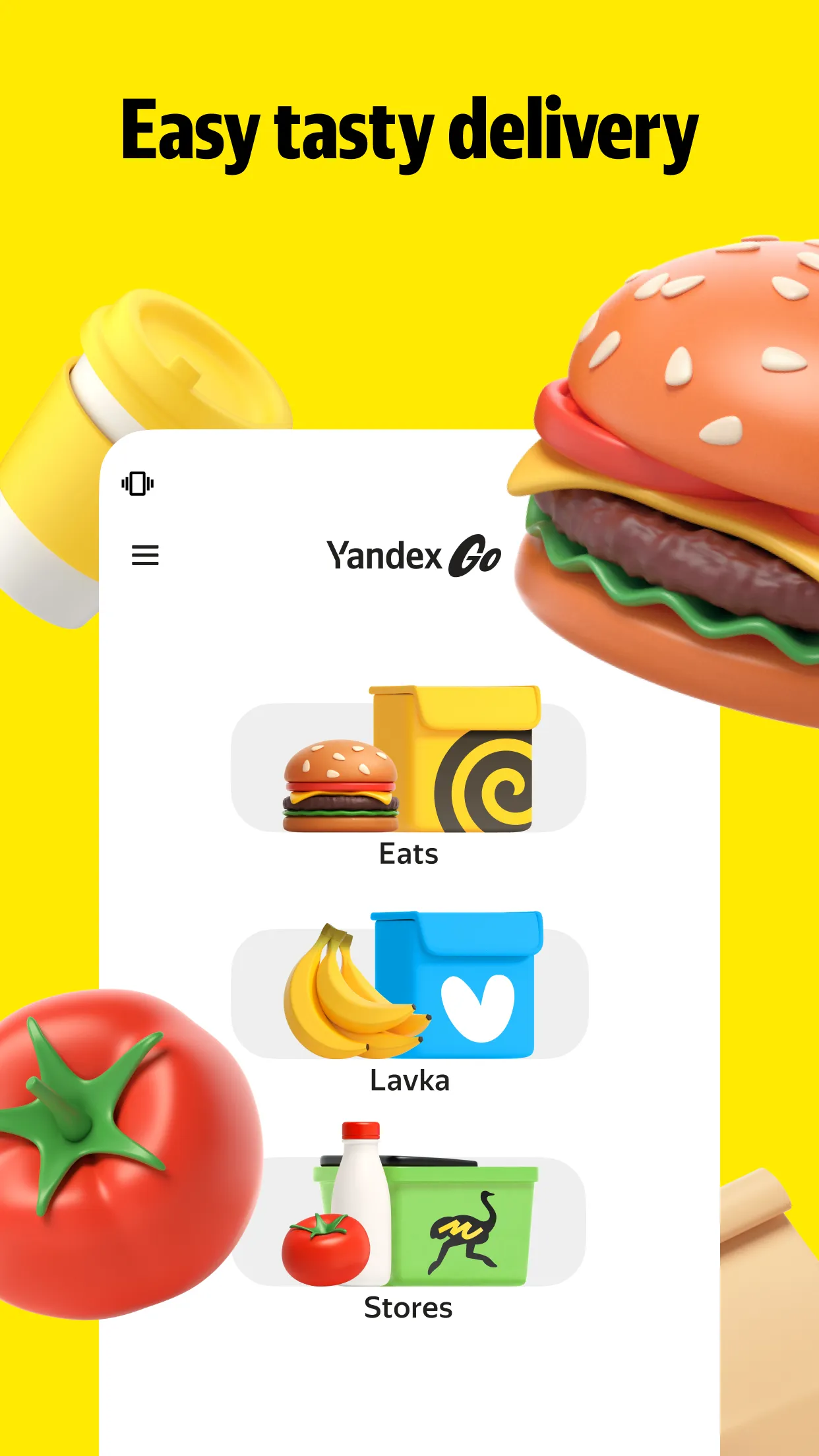 Yandex Go: Taxi Food Delivery | Indus Appstore | Screenshot