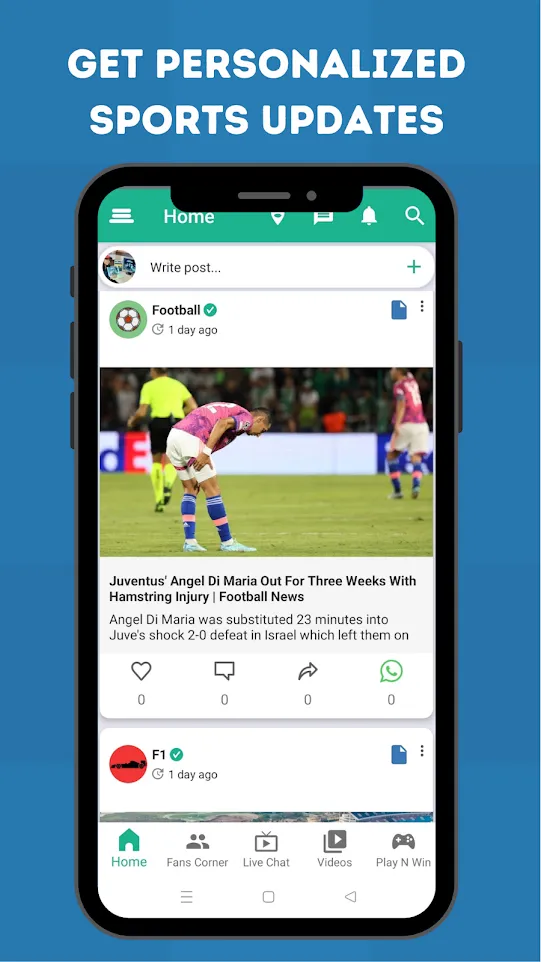 SportsThat- Fans community | Indus Appstore | Screenshot