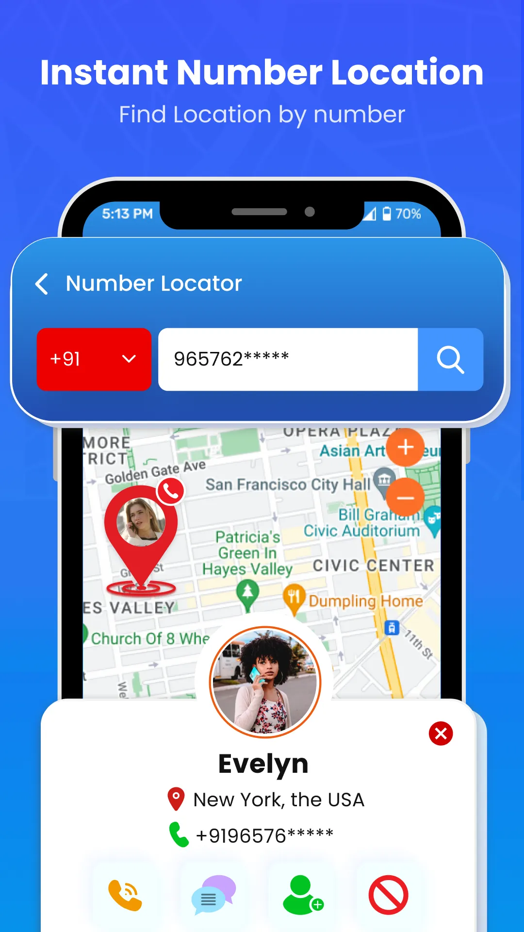 Phone Number Locator | Indus Appstore | Screenshot