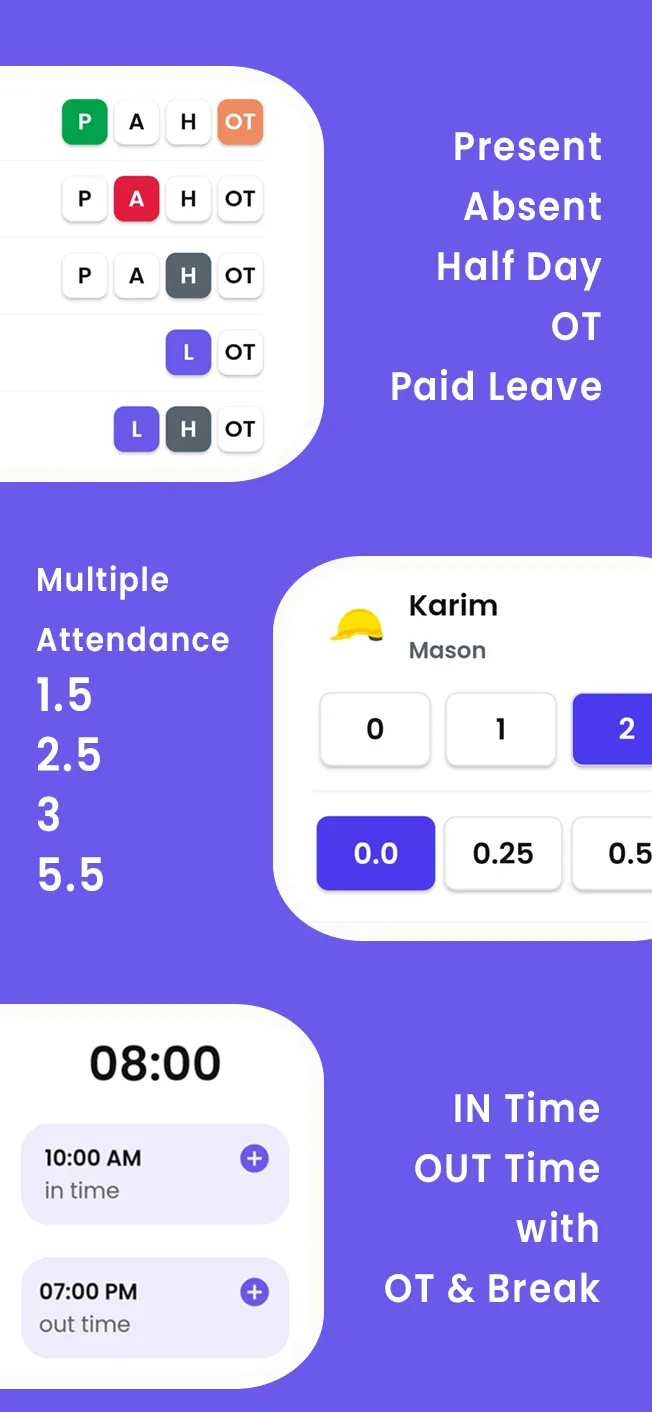 Labour Attendance Register | Indus Appstore | Screenshot