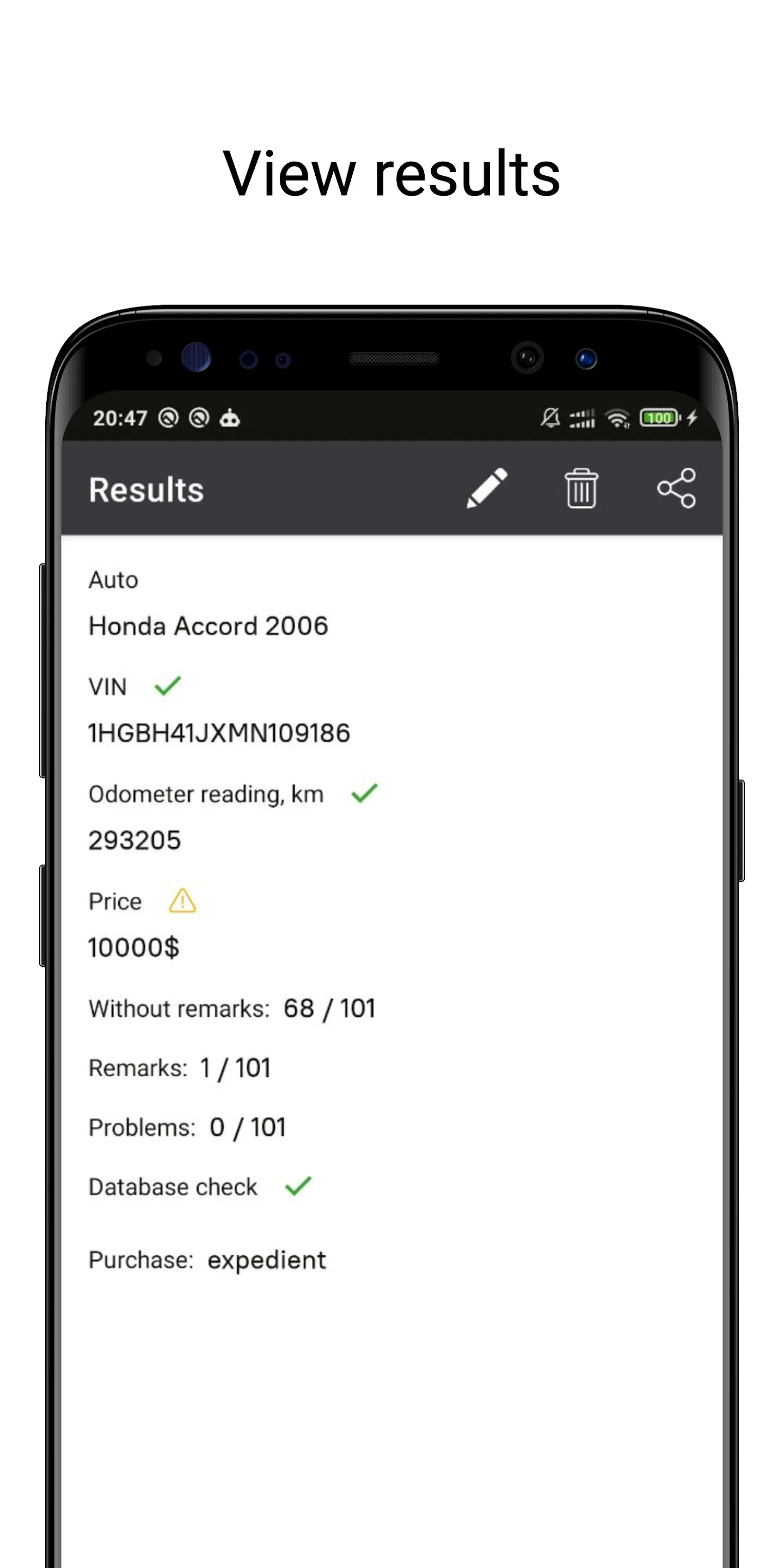 Auto checklist | Indus Appstore | Screenshot