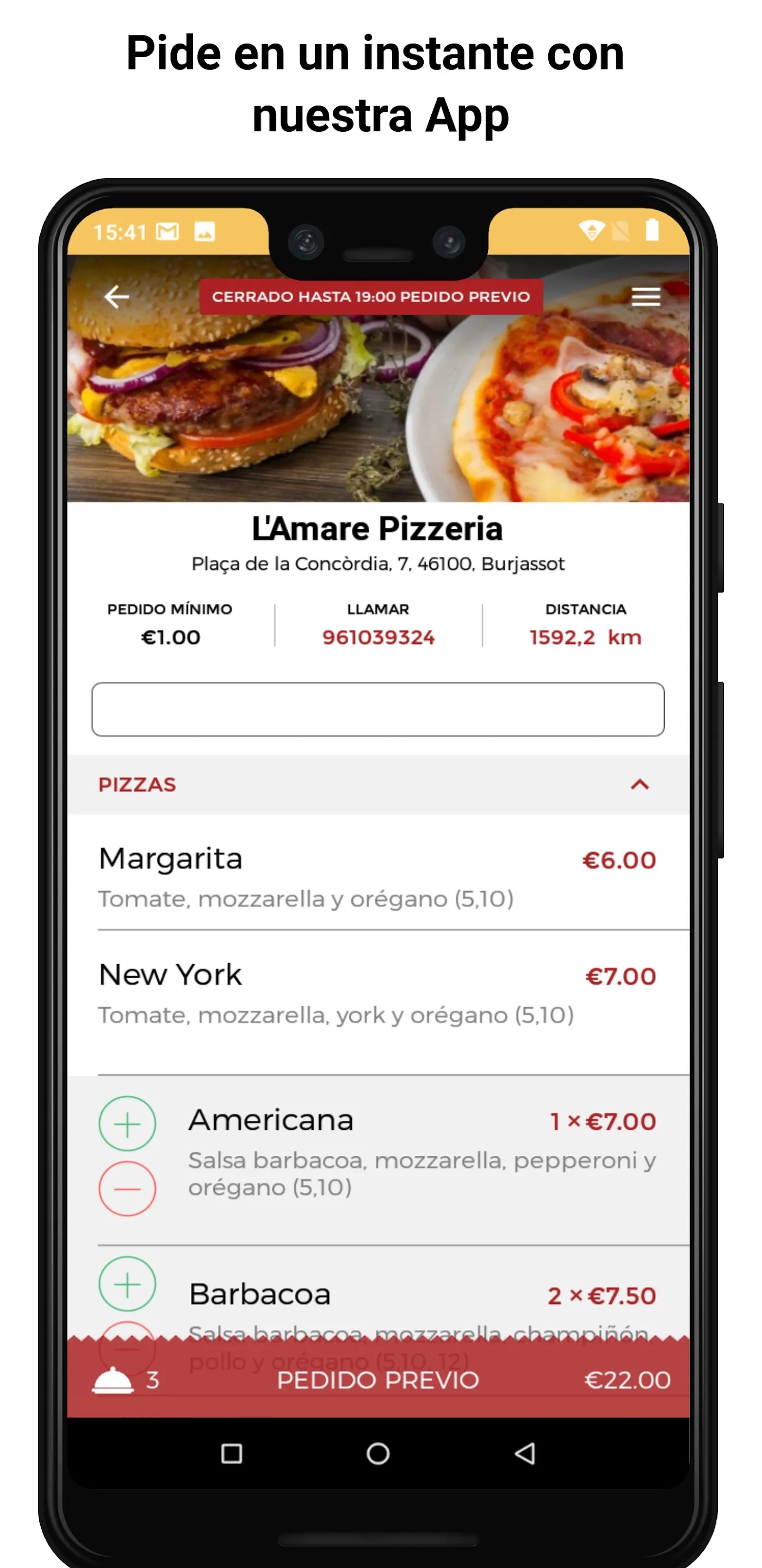 L'Amare Pizzeria | Indus Appstore | Screenshot