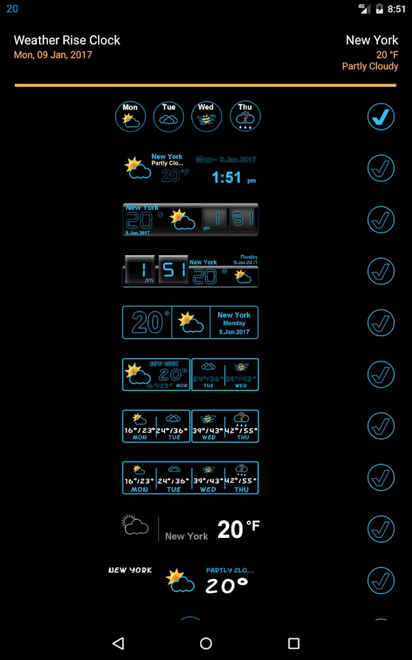 Weather Rise Clock 30+ Widgets | Indus Appstore | Screenshot