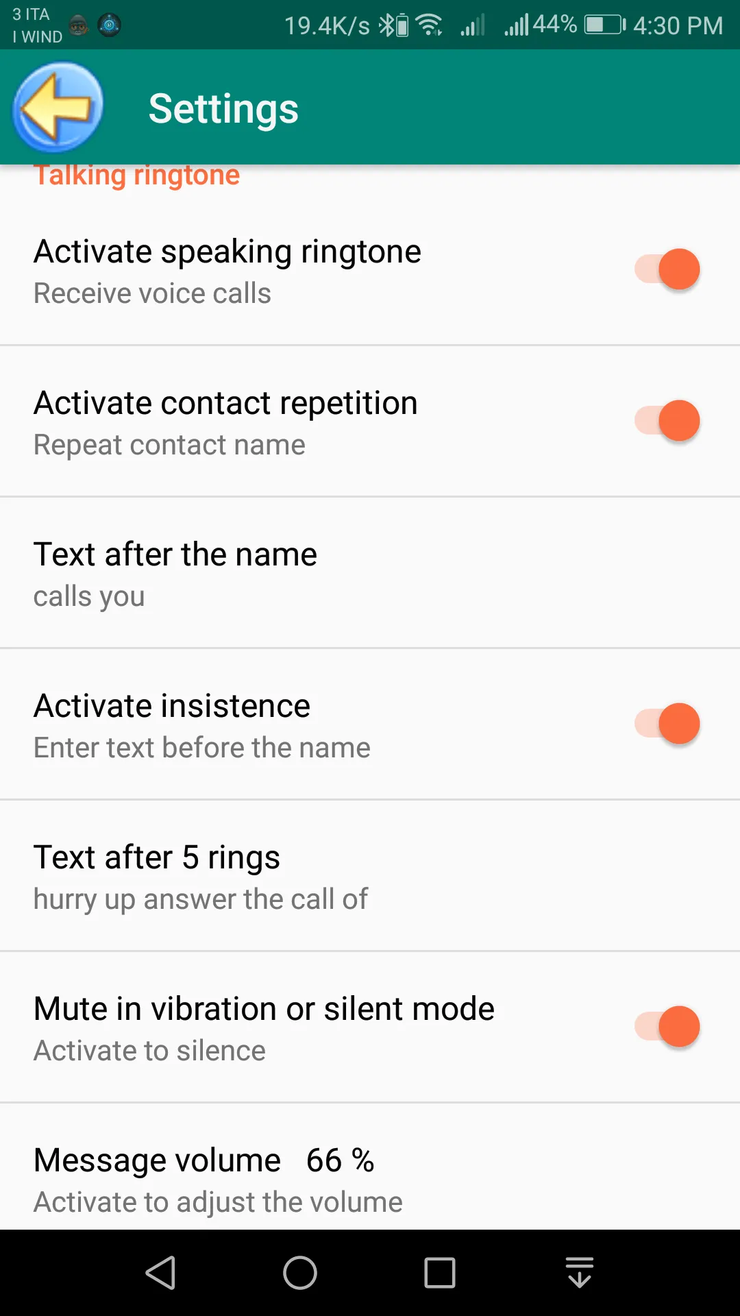 Voice call announcer | Indus Appstore | Screenshot