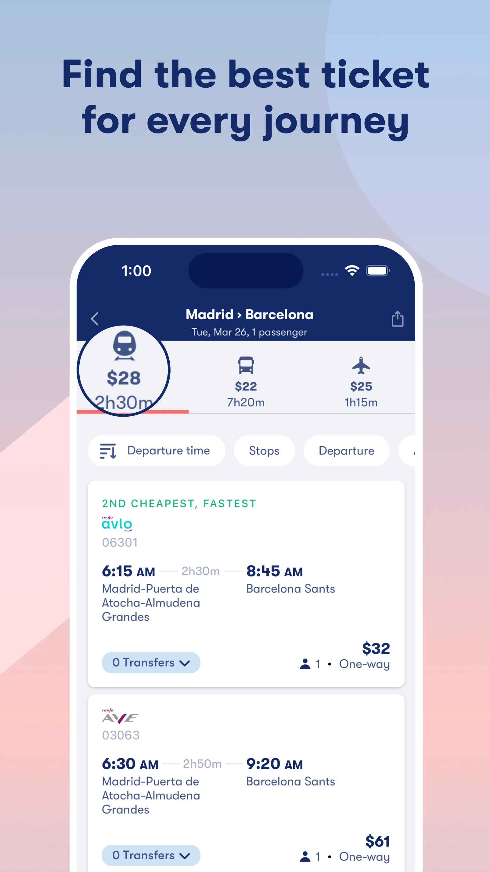 Omio: Train and bus travel app | Indus Appstore | Screenshot