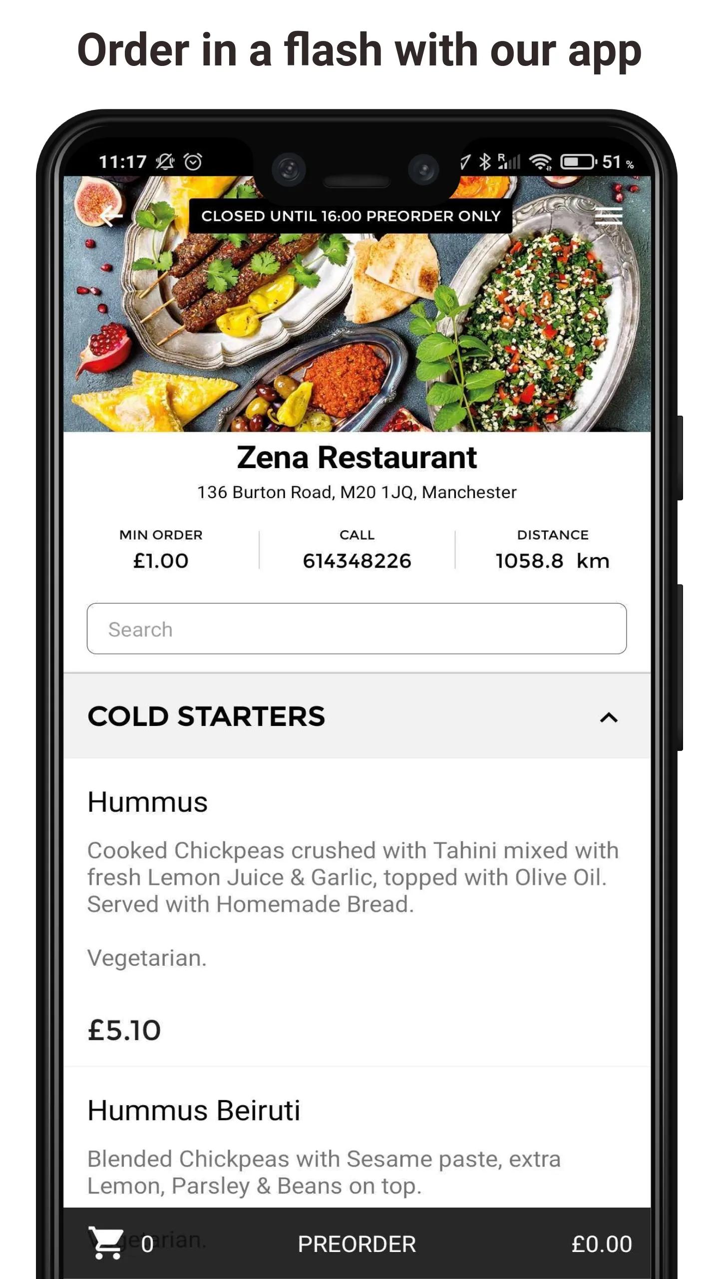 Zena Restaurant | Indus Appstore | Screenshot