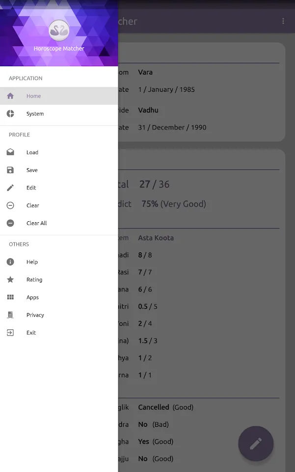 Horoscope Matcher | Indus Appstore | Screenshot