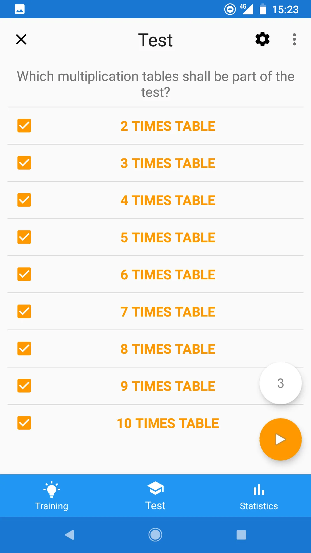 Times Tables | Indus Appstore | Screenshot