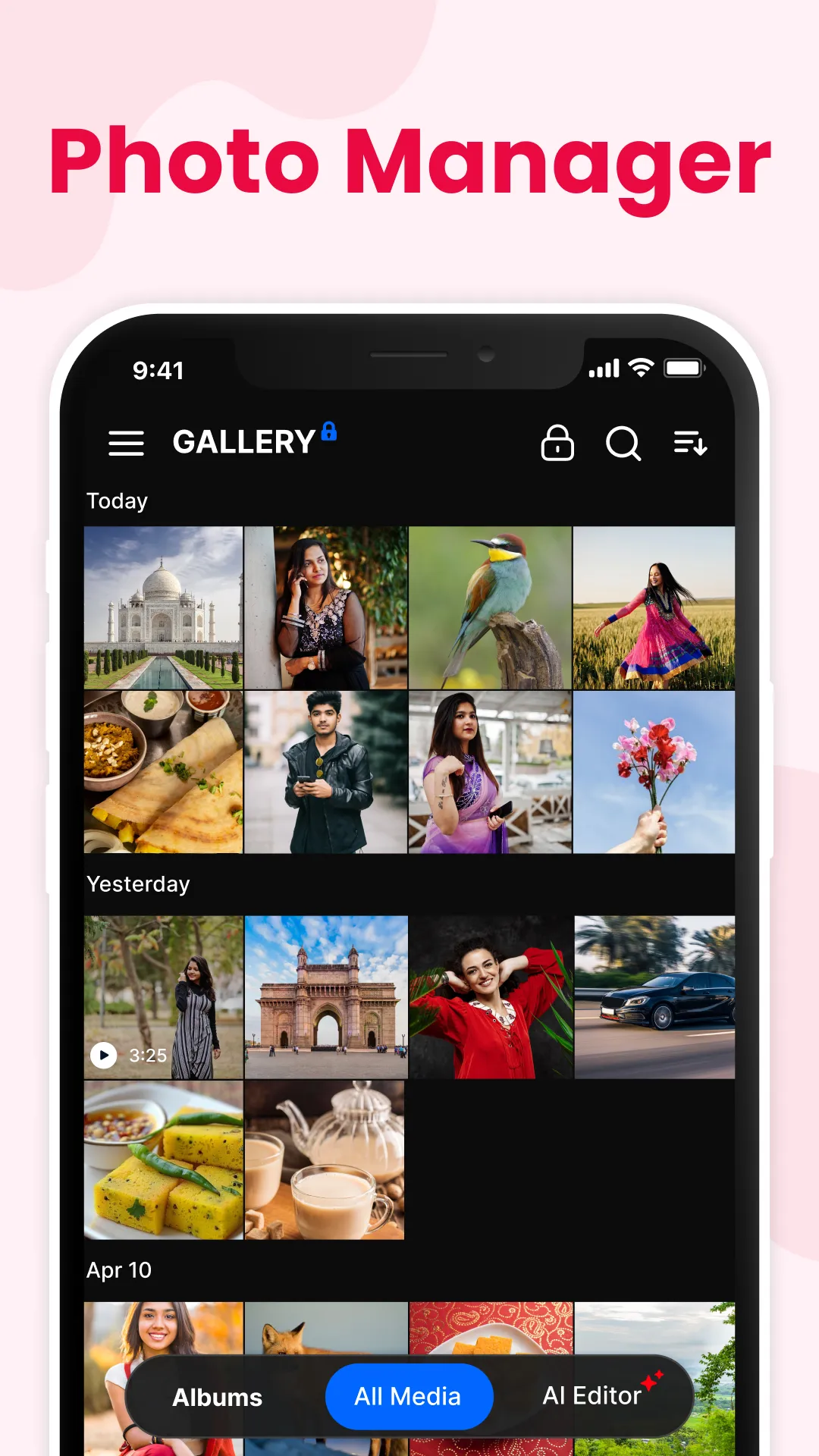 Gallery - Photo Album, Vault | Indus Appstore | Screenshot