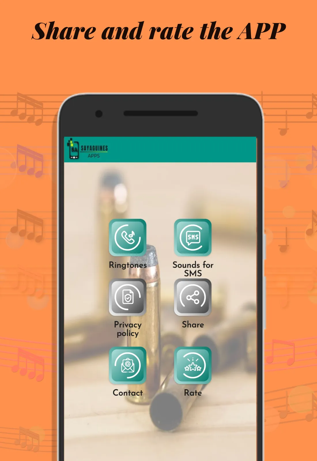 Sounds of bullets and gunshots | Indus Appstore | Screenshot