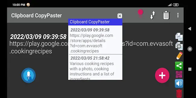 Clipboard CopyPaster | Indus Appstore | Screenshot