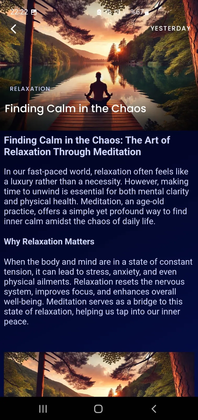 Milly: Meditation and Sleep | Indus Appstore | Screenshot