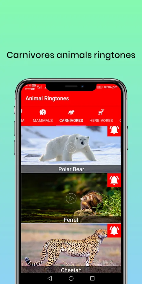 150 Animal Ringtones | Indus Appstore | Screenshot