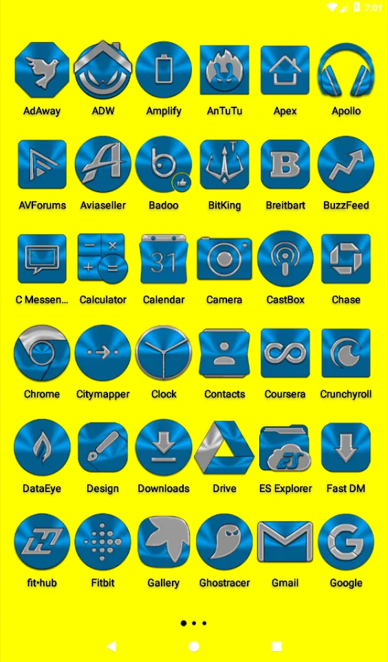 Light Blue Icon Pack | Indus Appstore | Screenshot