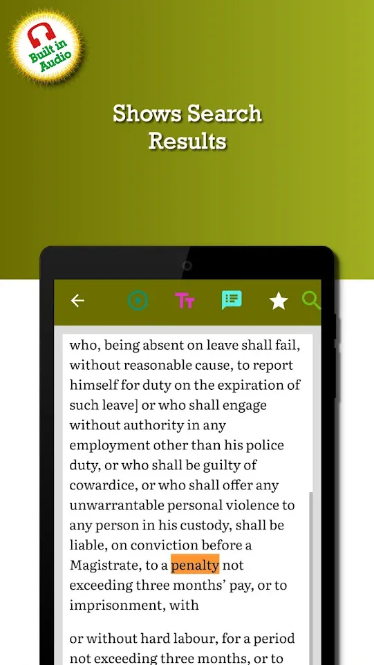 Police Act 1861 (PA) | Indus Appstore | Screenshot