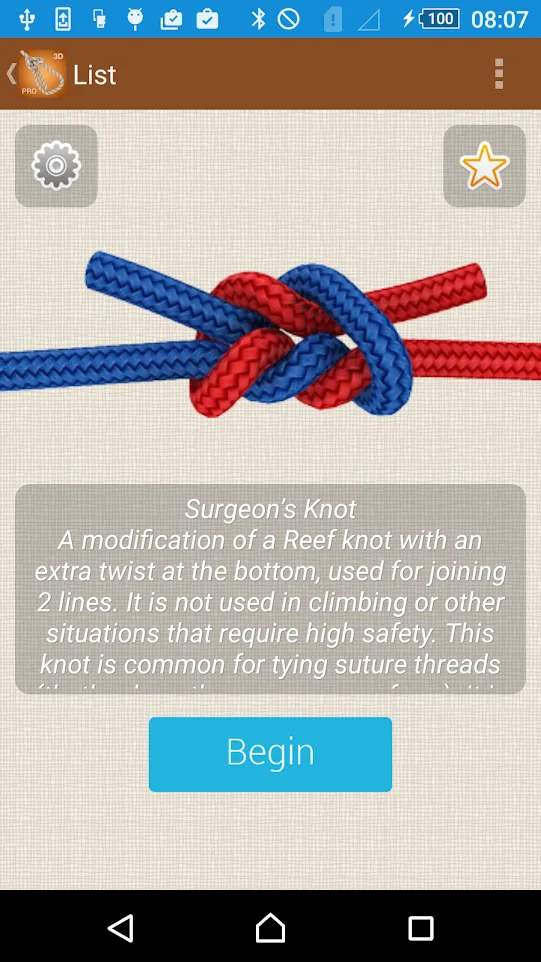 How to Tie Knots - 3D Animated | Indus Appstore | Screenshot