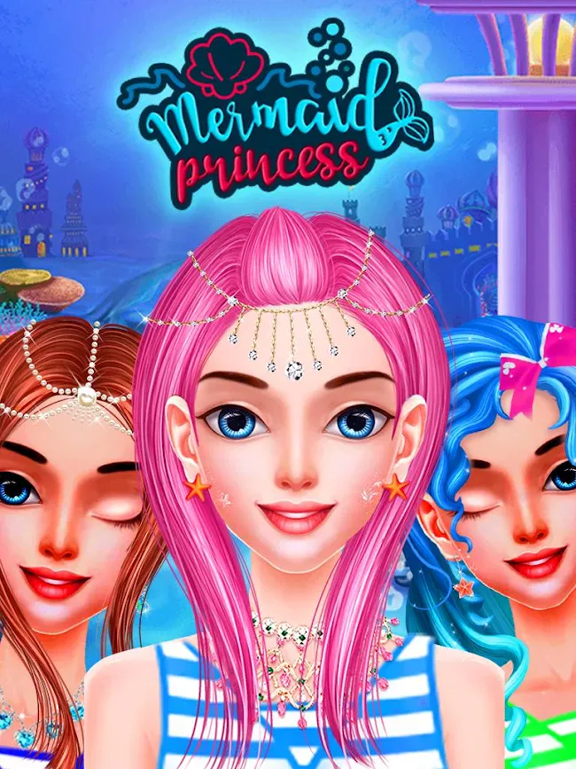 Mermaid Princess MakeUp DressU | Indus Appstore | Screenshot