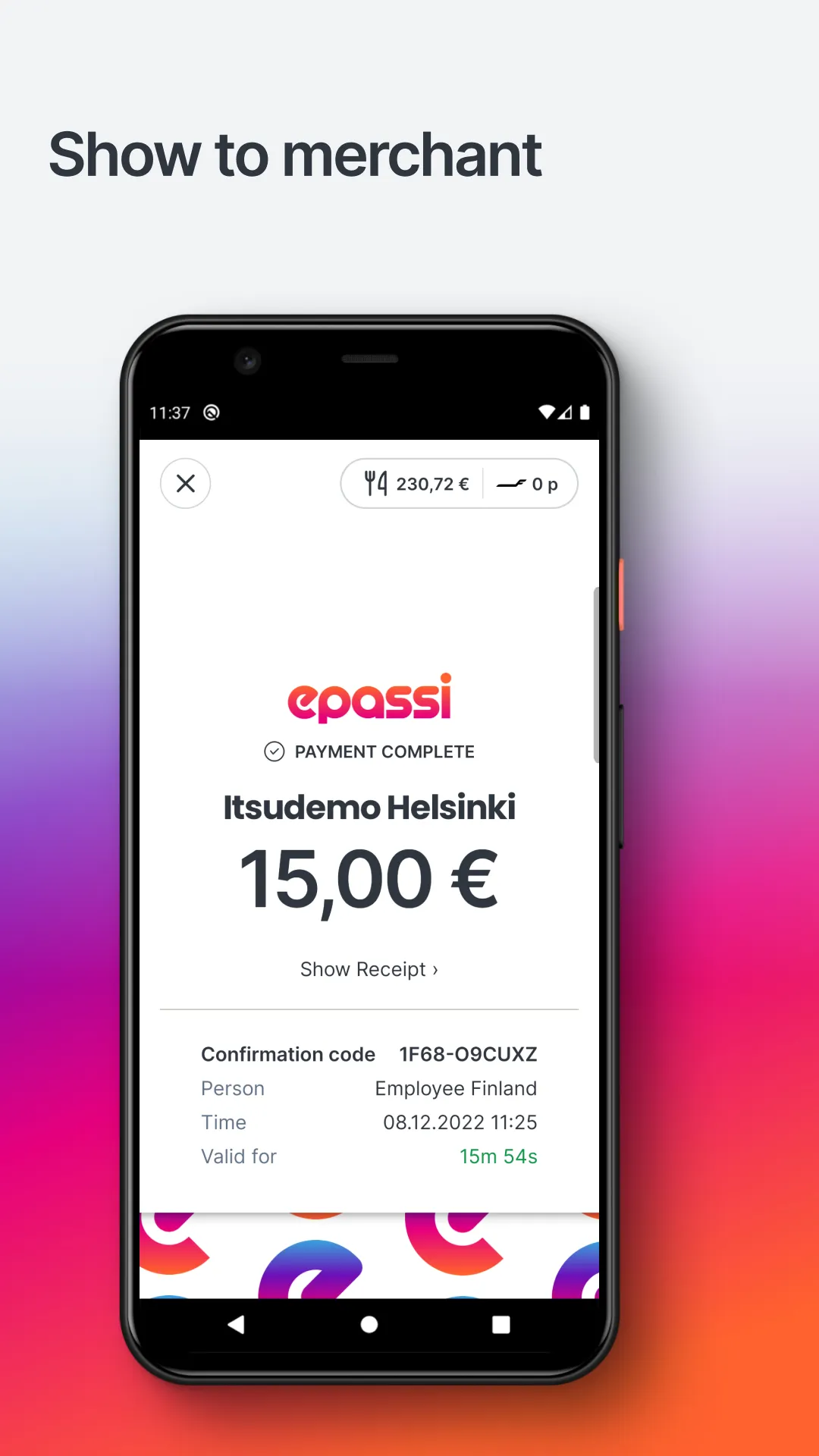 Epassi | Indus Appstore | Screenshot