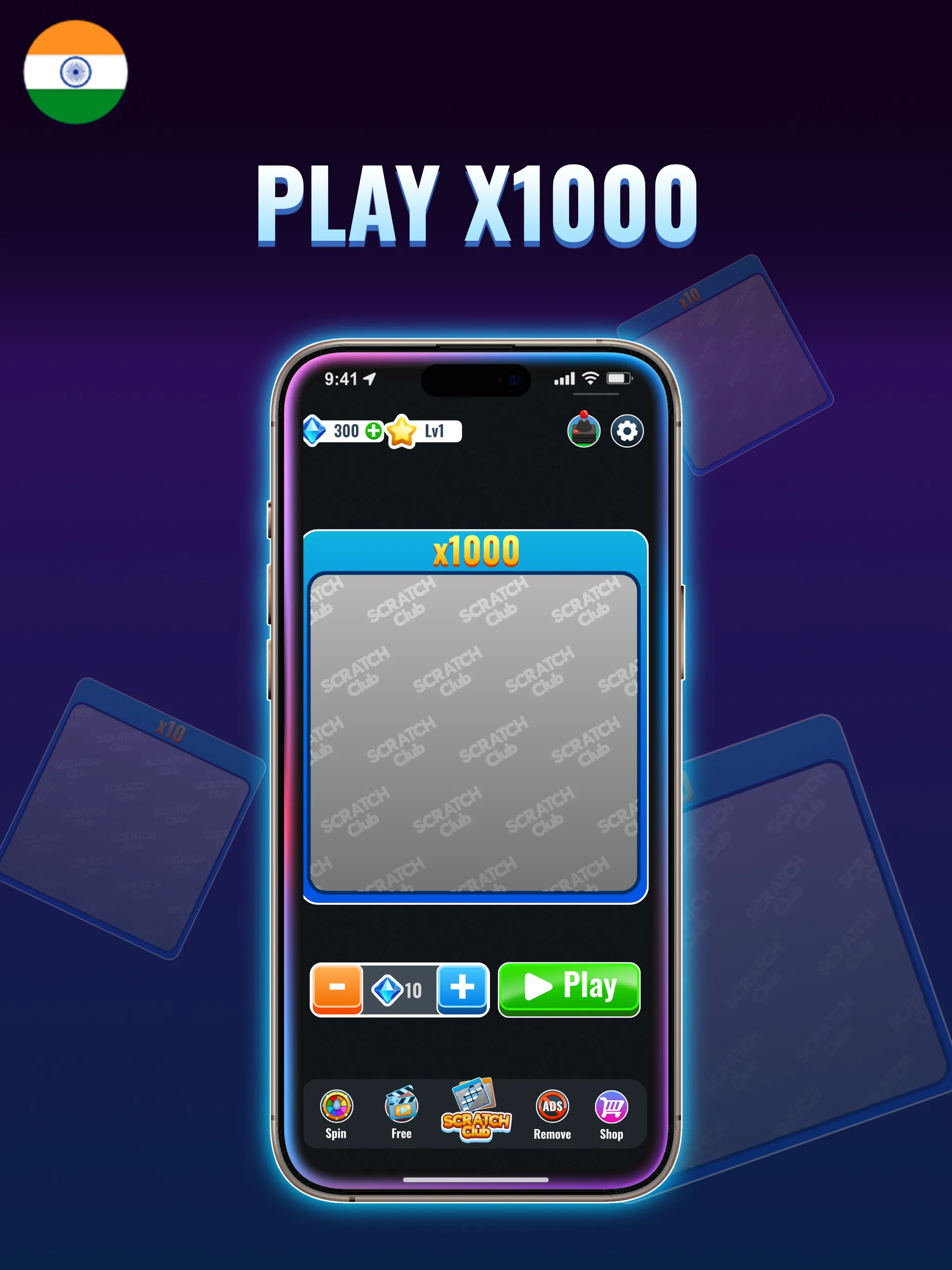 Scratch Cards - Win x1000 | Indus Appstore | Screenshot