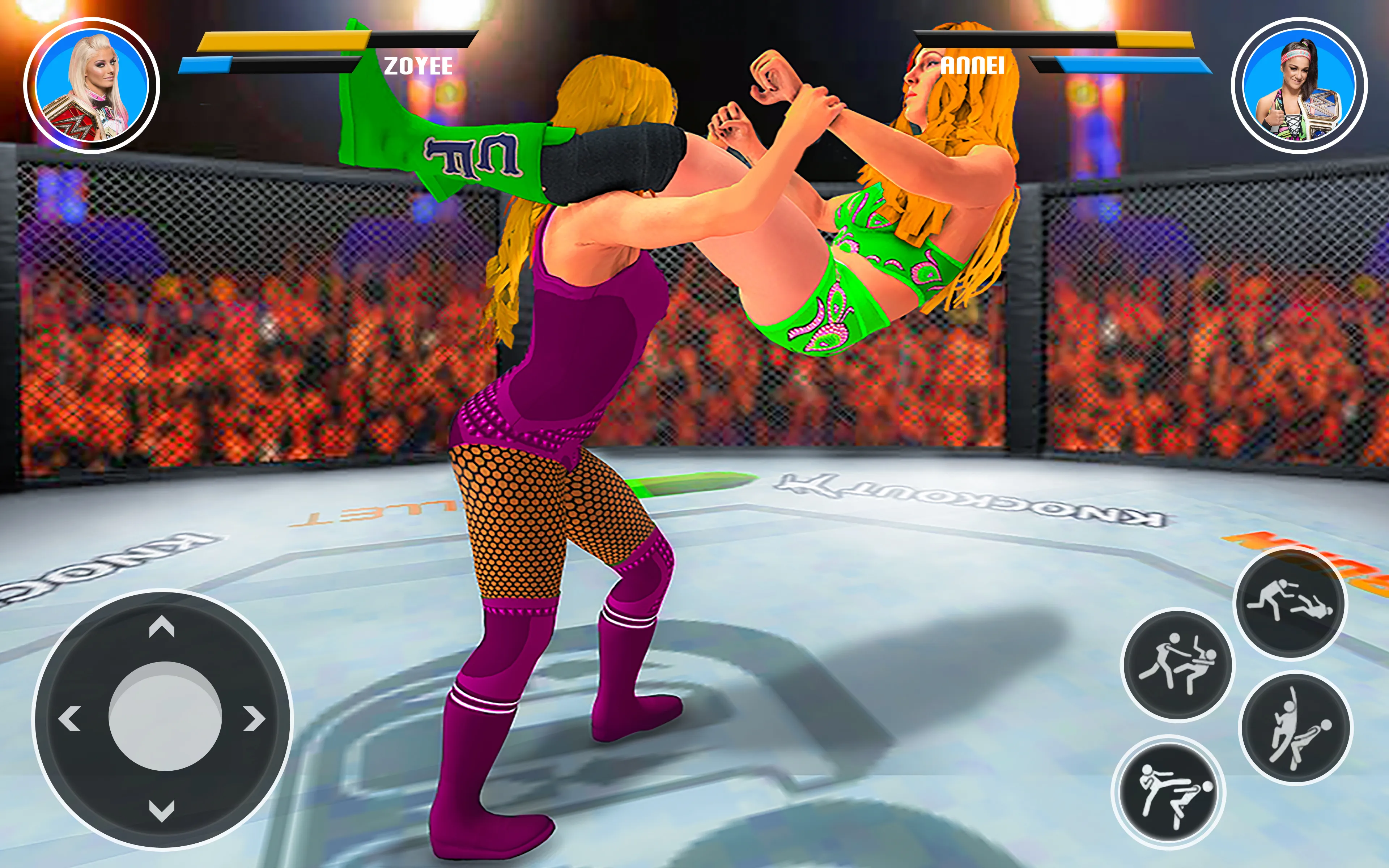 Bad Girls Wrestling Fight Game | Indus Appstore | Screenshot