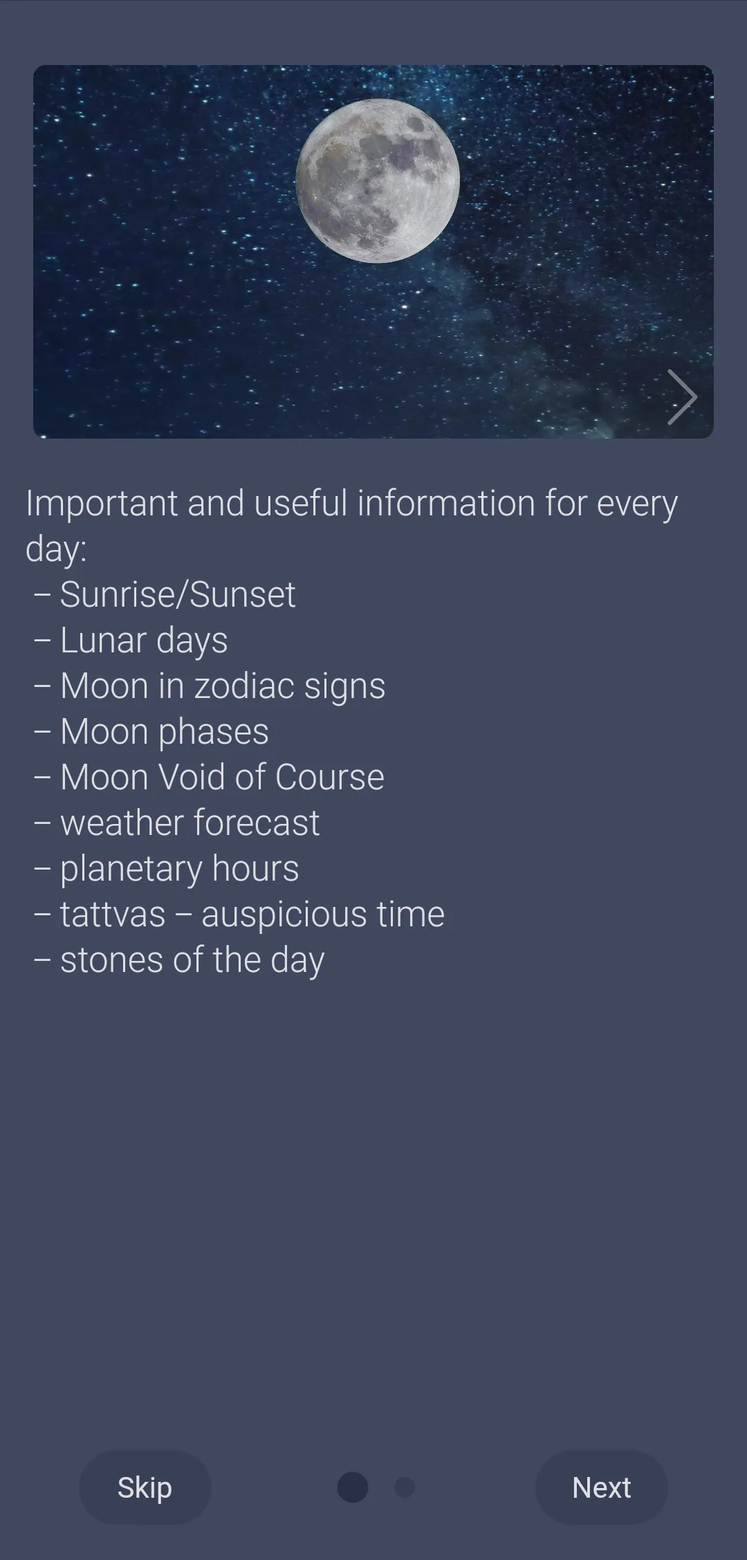 Moon Assistant  Lunar calendar | Indus Appstore | Screenshot