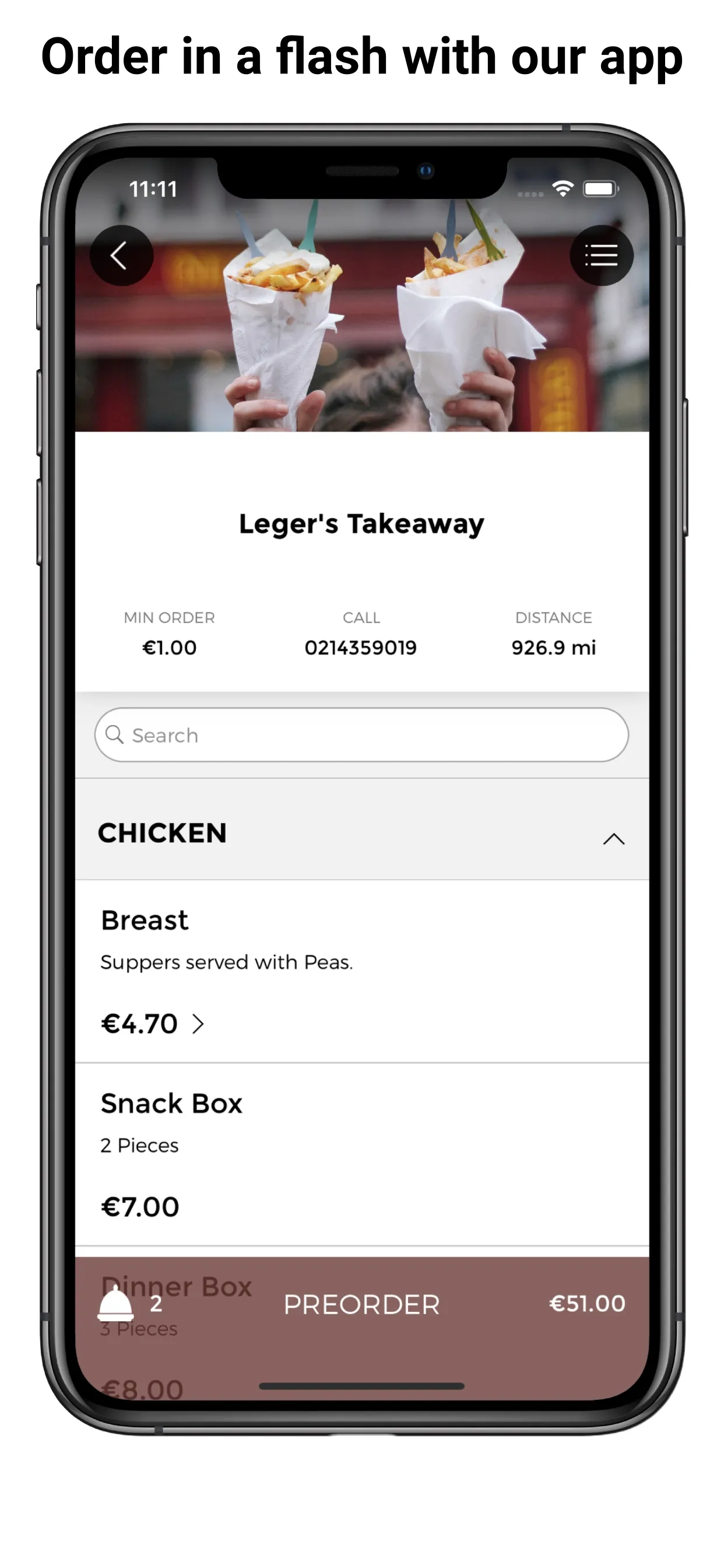 Leger's Takeaway | Indus Appstore | Screenshot