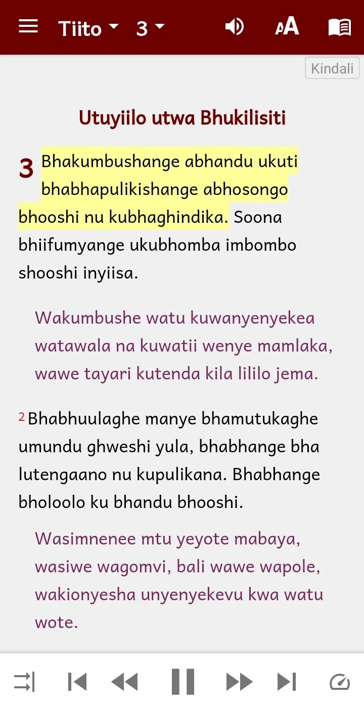 Ndali Bible with Swahili | Indus Appstore | Screenshot