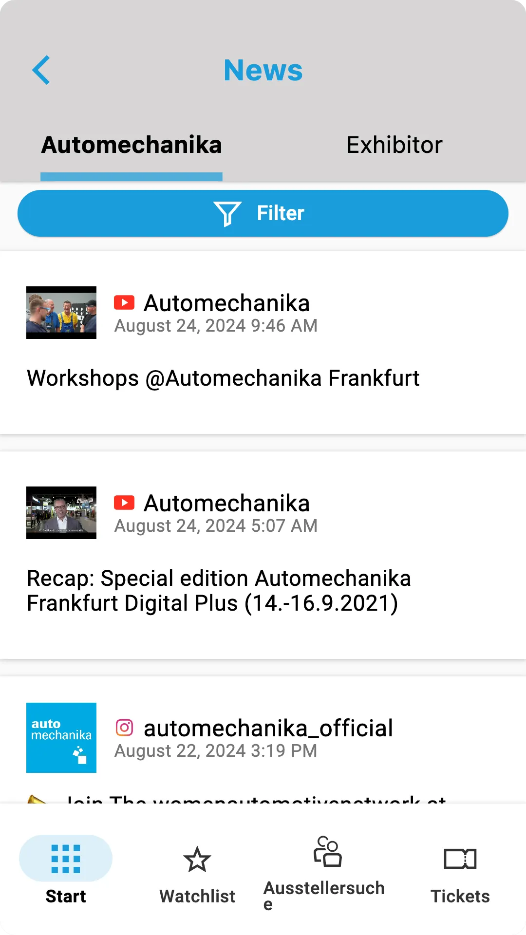 Automechanika Navigator | Indus Appstore | Screenshot