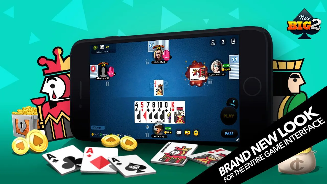 New Big2 (Capsa Banting) | Indus Appstore | Screenshot
