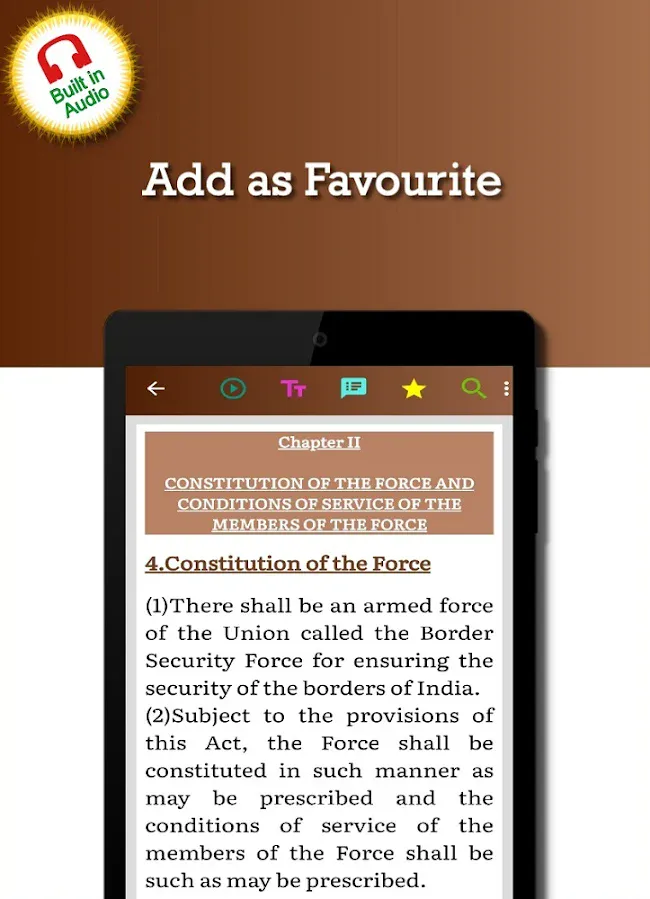 Border Security Force Act 1968 | Indus Appstore | Screenshot