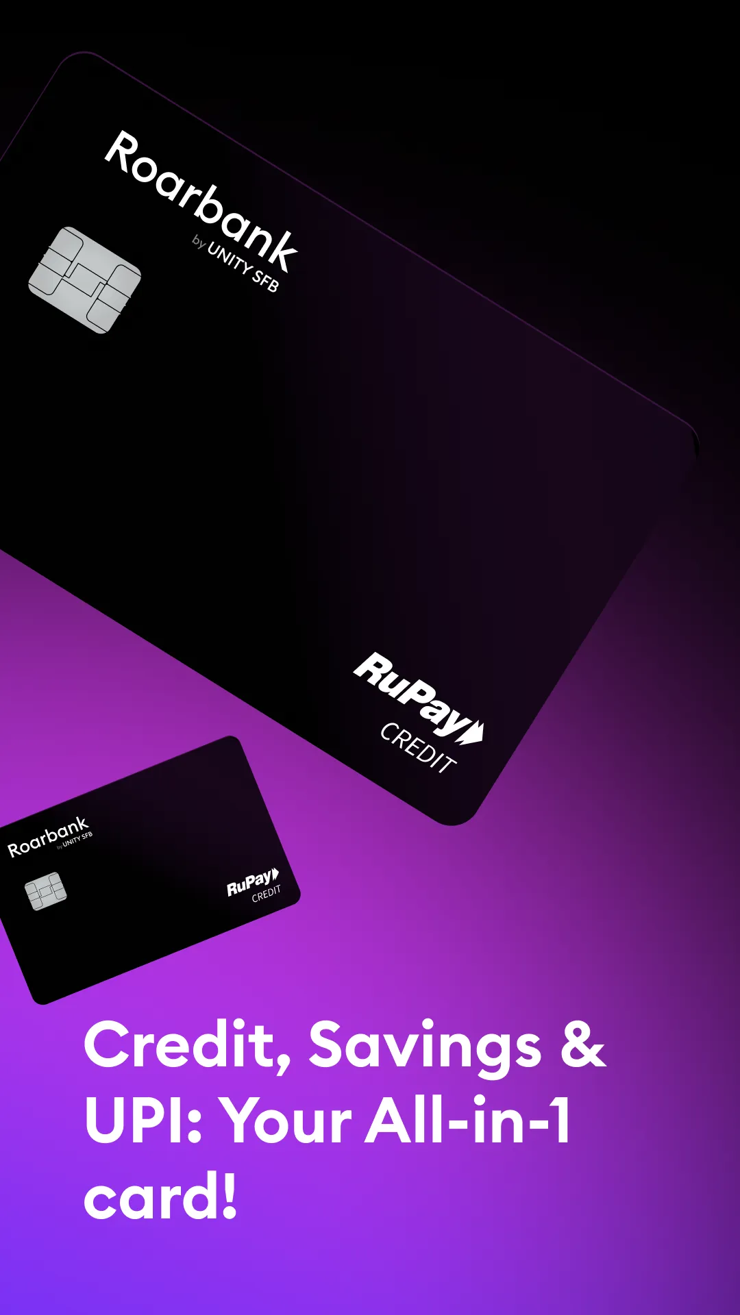 Roarbank: Credit Card & UPI | Indus Appstore | Screenshot