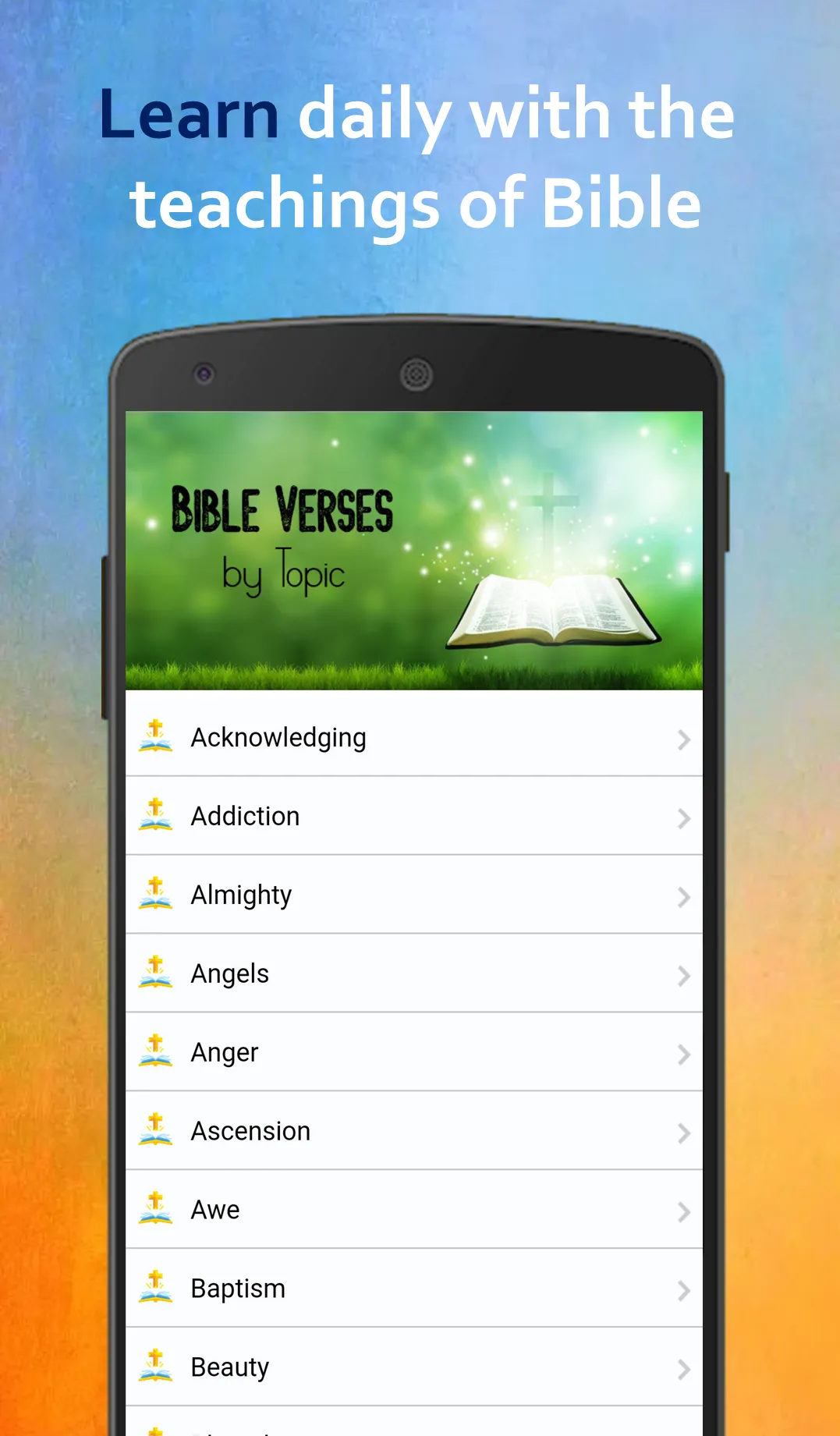 Bible Verses by Topics Daily | Indus Appstore | Screenshot