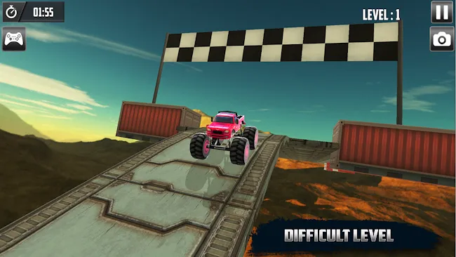 3D Impossible Monster Truck Survivor - 2020 | Indus Appstore | Screenshot