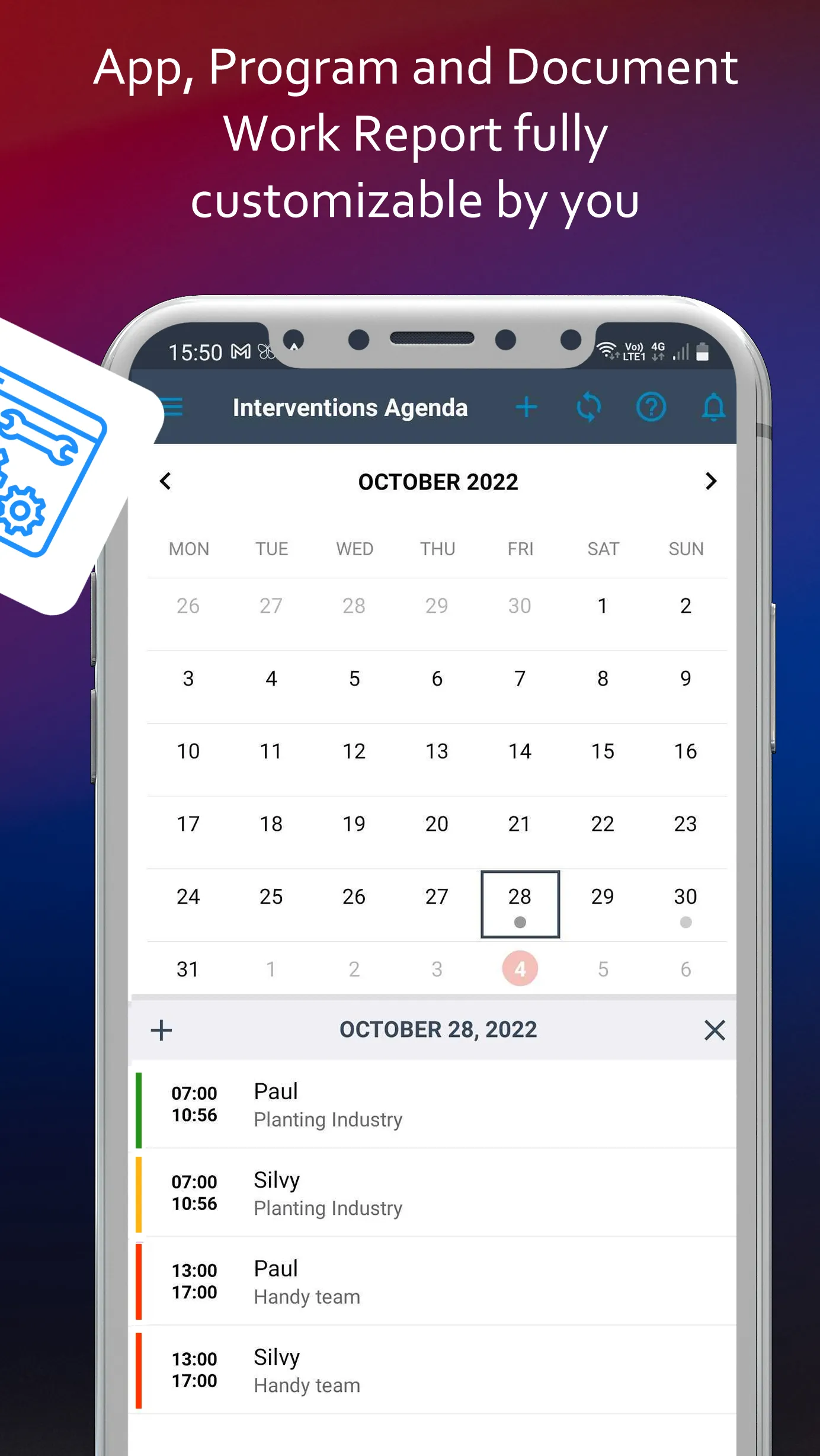 Work Report and Interventions | Indus Appstore | Screenshot