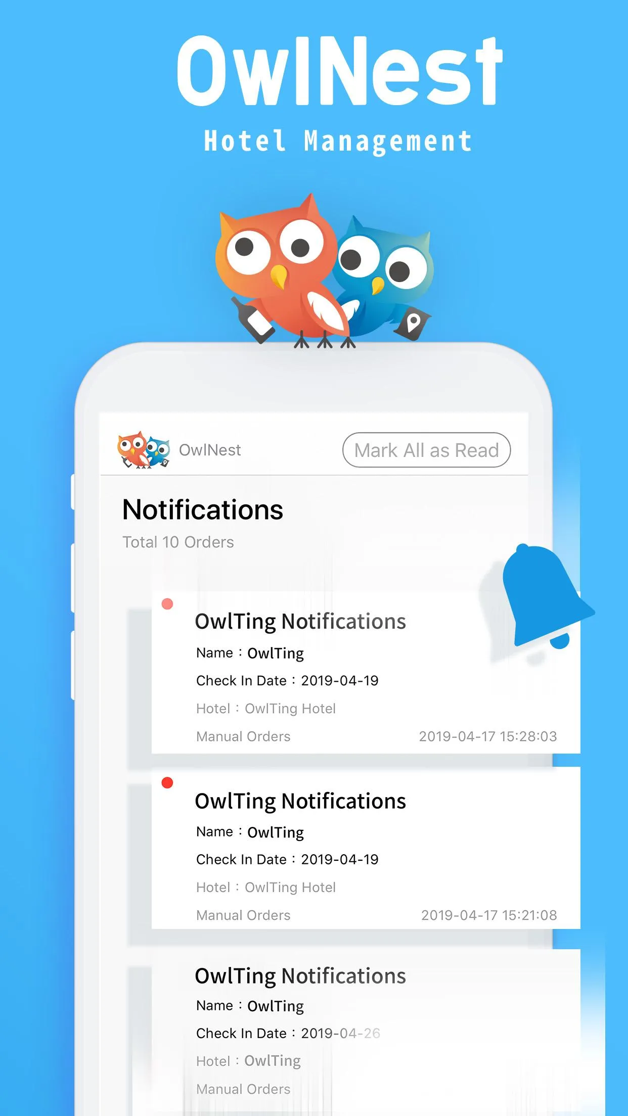 OwlNest Hotel Management | Indus Appstore | Screenshot