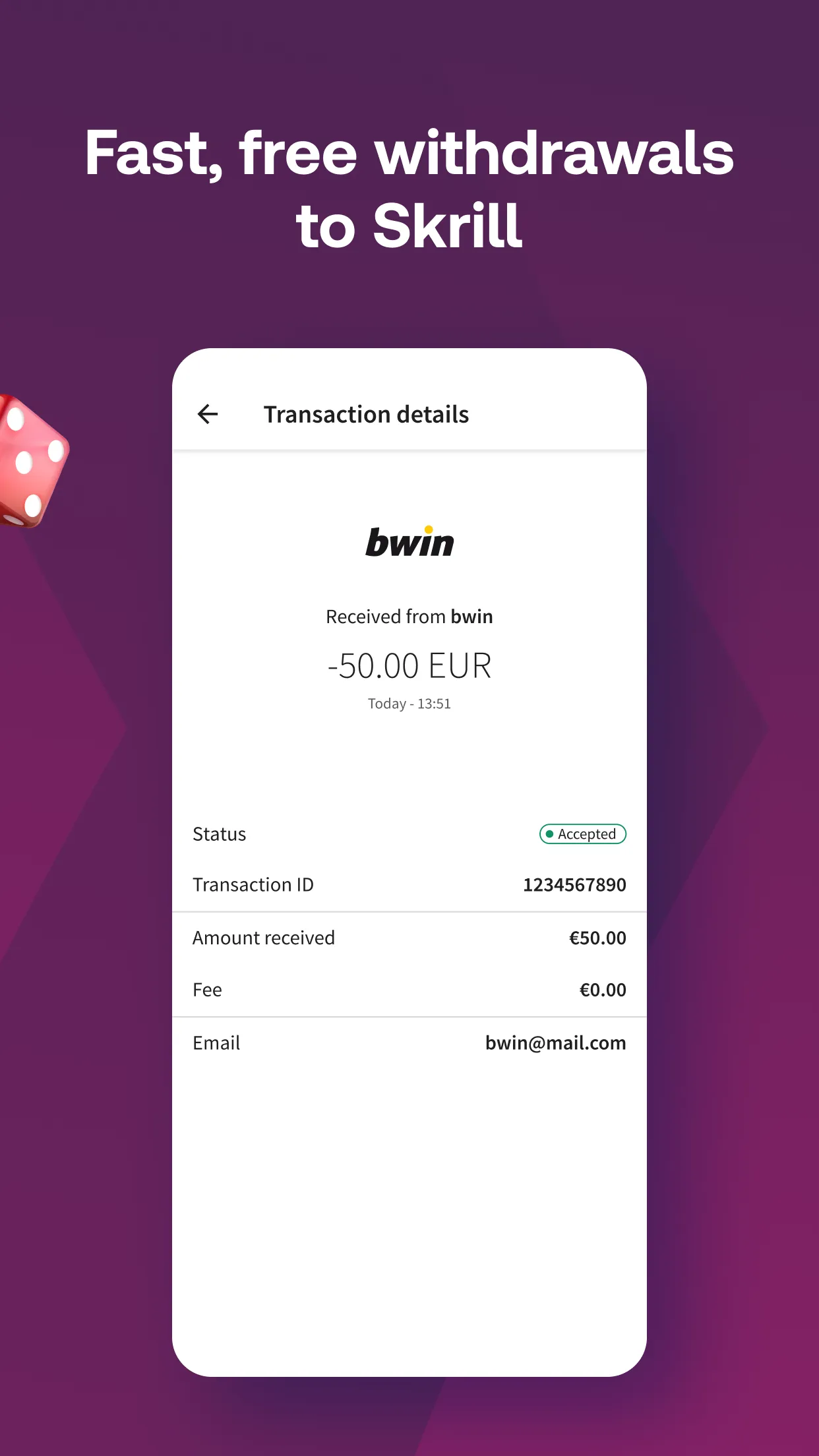 Skrill - Pay & Transfer Money | Indus Appstore | Screenshot